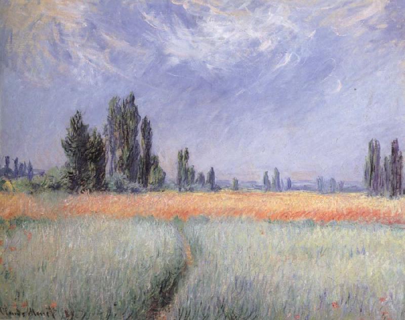 Claude Monet Wheat Field